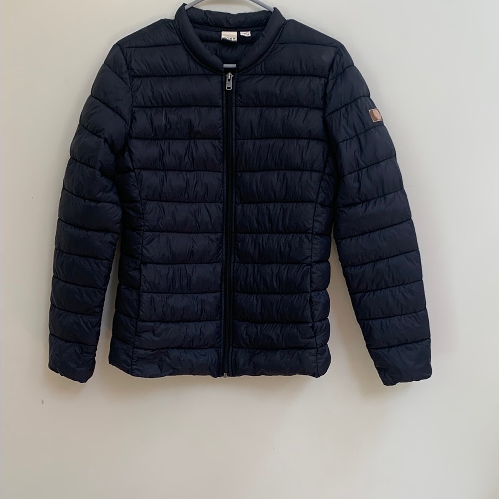 Roxy Junior’s Midnight Blue  Puffer Jacket Medium.